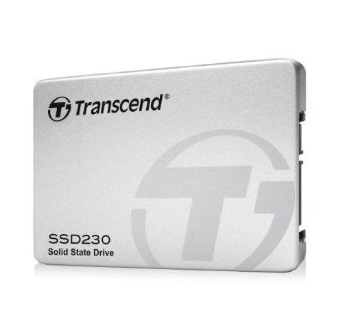TRANSCEND SSD230S 512GB SSD disk 2.5 SATA III, 3D TLC, Aluminium casing, 560MB/s R, 500MB/s W, stříbrný
