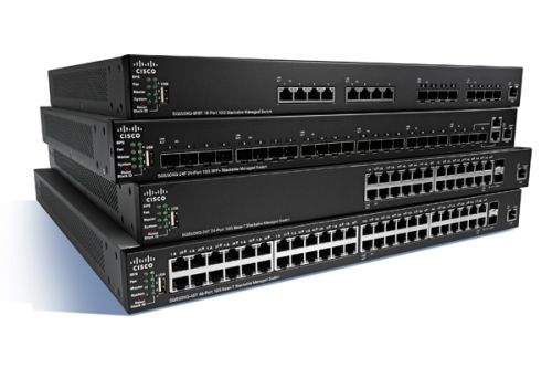 Cisco SG350X-24MP-K9-EU Switch: L3 managed, 24 x 10/100/1000 + 2 x 10GE combo + 2 x 10GE SFP+, rack-mountable, Max PoE