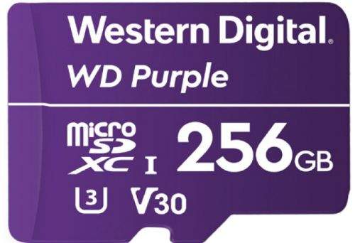 WESTERN DIGITAL WD MicroSDXC karta 256GB Purple WDD256G1P0A