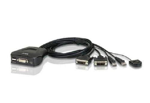 PremiumCord ATEN CS-22DP 2-portový USB DisplayPort KVM přepínač