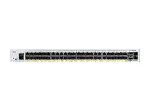 CISCO Catalyst C1000-48FP-4G-L, 48x 10/100/1000 Ethernet PoE+ ports and 740W PoE budget, 4x 1G SFP uplinks