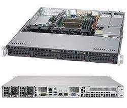 SUPERMICRO 1U chassis 4x 3,5" HS SAS/SATA (12G), 2x400W, Serverový konfigurátor      