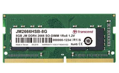 SODIMM DDR4 8GB 2666MHz TRANSCEND 