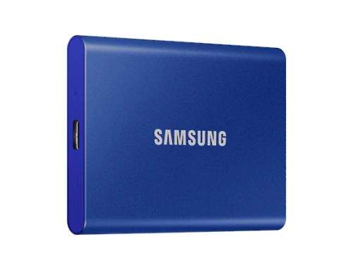 Samsung Externí SSD disk 500 GB modrý