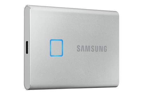 Samsung SSD 1TB externí T7 Touch, stříbrný