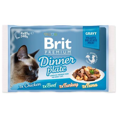 Brit Premium Kapsička Cat Delicate Dinner Plate Gravy 340g