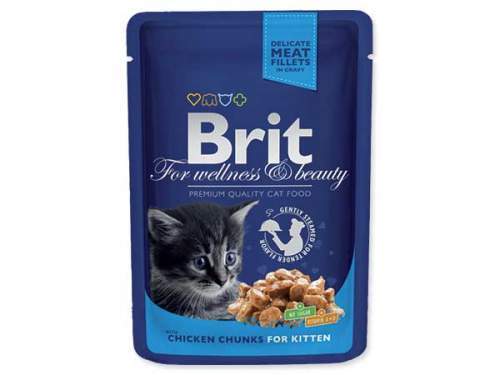 BRIT Premium Kitten kapsička Chicken Chunks  100 g