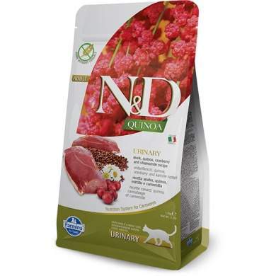 N&D GF Quinoa Urinary Duck & Cranberry 1,5kg