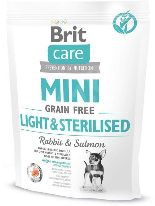 Brit care mini grain free granule pro psy light sterilised 400 g