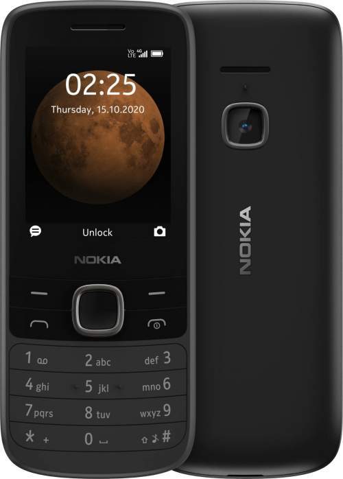 Nokia 225 4G Dual Sim Black - 16QENB01A08