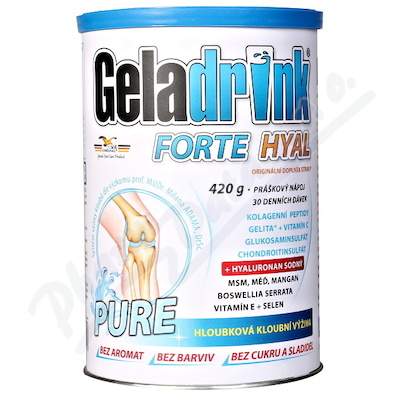 GELADRINK Forte Hyal pure práškový nápoj 420 g