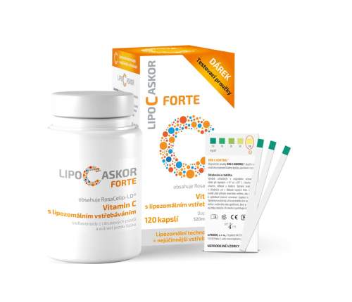 inPharm Lipo-C Askor Forte Lipozomální vitamin C doplněk stravy 120 kapslí