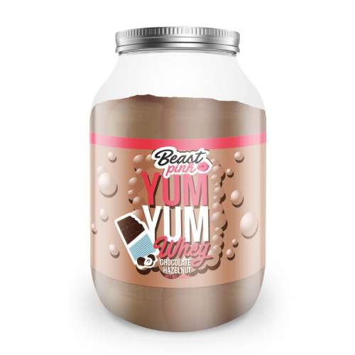 BeastPink Protein Yum Yum Whey 1000 g čokoláda lískový oříšek