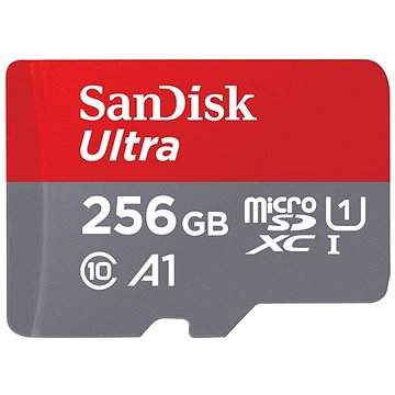 SanDisk MicroSDXC 256GB Ultra + SD adaptér (SDSQUA4-256G-GN6MA)