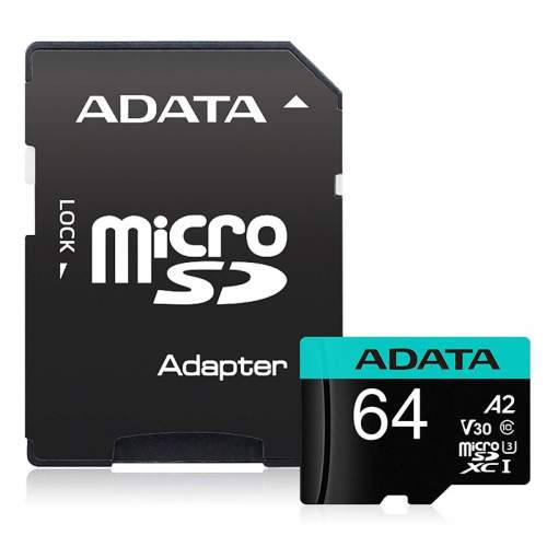 Paměťová karta ADATA Premier Pro MicroSDXC 64GB (100R/80W)...