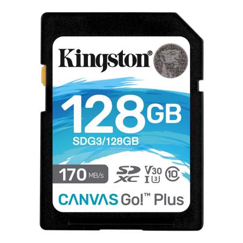 Kingston SDXC 128GB Canvas Go! Plus (SDG3/128GB)