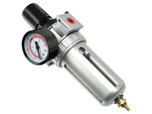 GEKO Regulátor tlaku s filtrem a manometrem, max. prac. tlak 10bar (G01177)