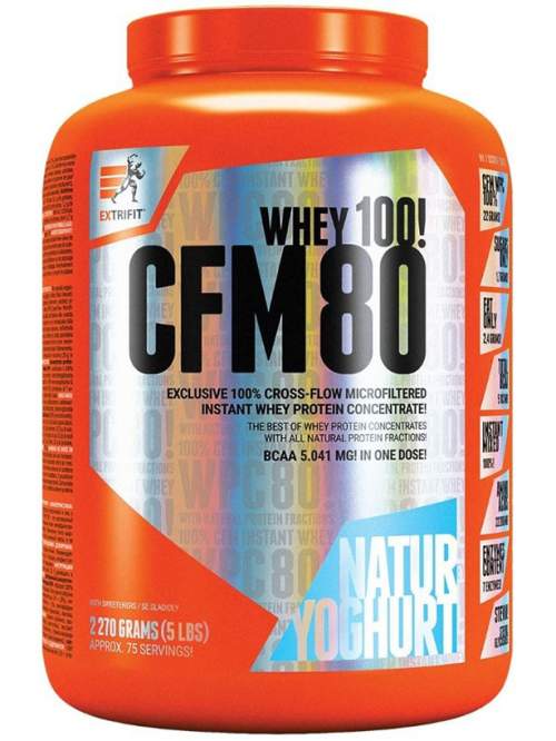 Extrifit CFM Instant Whey Protein 80 2270 g Příchuť: Jahoda