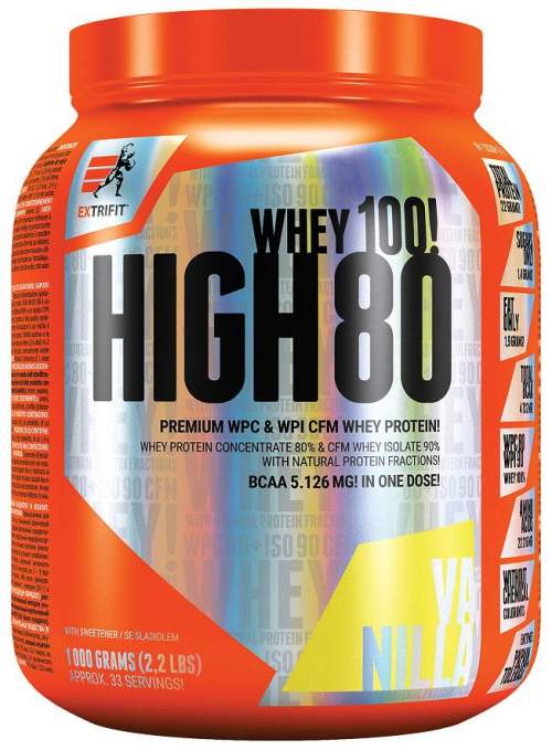 Extrifit High Whey 80 1000g vanilka