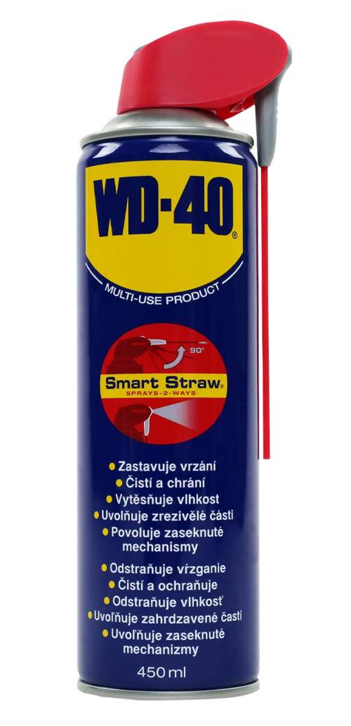 WD-40 Smart Straw sprej, univerzální mazivo, 450 ml