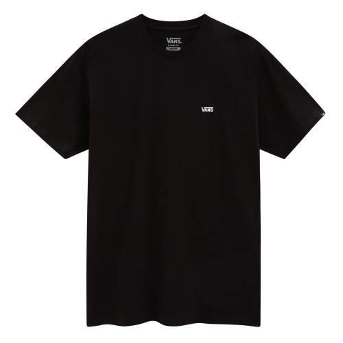 Vans LEFT CHEST LOGO black/white pánské tričko s krátkým rukávem - M