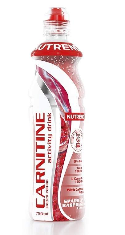 Nutrend Carnitine activity drink with caffeine 750 ml - malina