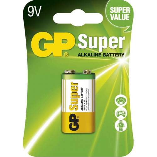GP Super alkalická 9V, 1ks
