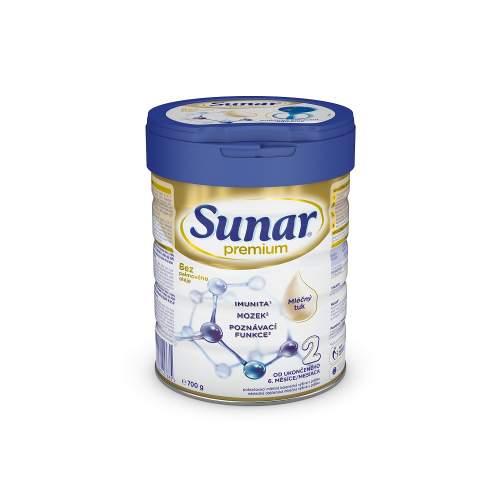 Sunar Premium 2 Pokračovací kojenecké mléko 700 g