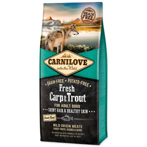Carnilove - Carnilove Dog Fresh Carp &amp; Trout for Adult 12kg