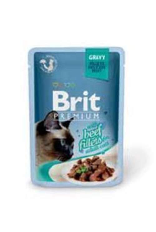 Brit - Brit Premium Cat D Fillets in Gravy With Beef 85g