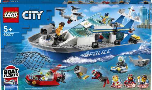 LEGO CITY 60277 Policejní hlídková loď