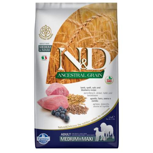N&D (Farmina Pet Foods) N&D LG DOG Adult M/L Lamb & Blueberry 2,5kg