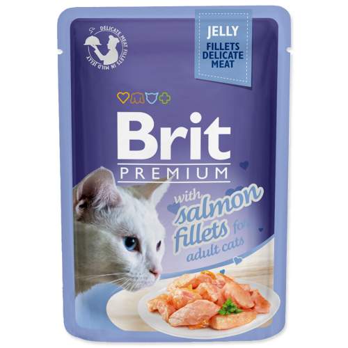 Brit - Brit Premium Cat D Fillets in Jelly with Salmon 85g