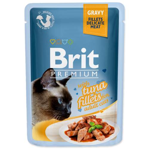 Brit - Brit Premium Cat D Fillets in Gravy With Tuna 85g