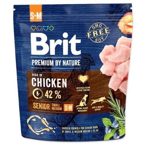 Brit Premium Dog by Nature Senior S+M 1kg