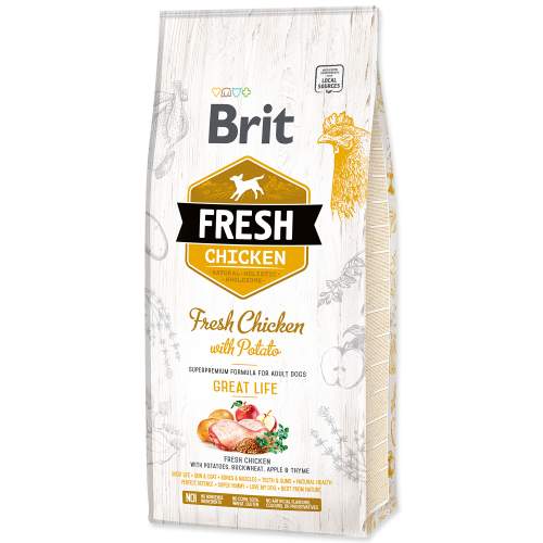 Brit Dog Fresh Chicken & Potato Adult Great Life 12kg