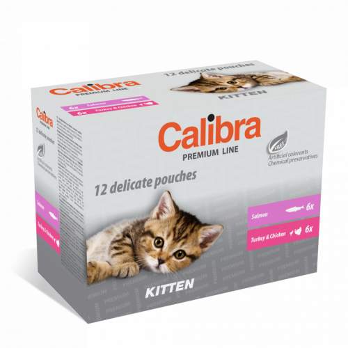 NOVIKO s.r.o. Calibra Cat kaps. Premium Kitten multipack 12x100 g