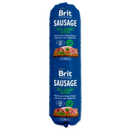 Brit salám Sausage Turkey & Pea 800 g