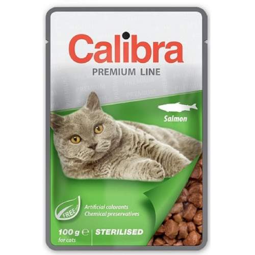 NOVIKO s.r.o. Calibra Cat kaps. Premium Sterilised Salmon 100 g