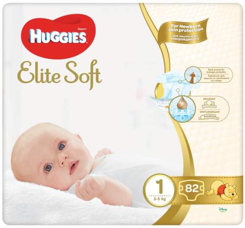 HUGGIES Elite Soft vel. 1 (82 ks)