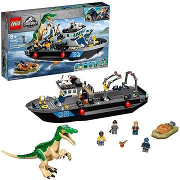 LEGO Jurassic World 76942 Útek baryonyxe z lodě