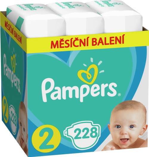 PAMPERS Active Baby jednorázové pleny vel. 2, 228 ks, 4-8 kg