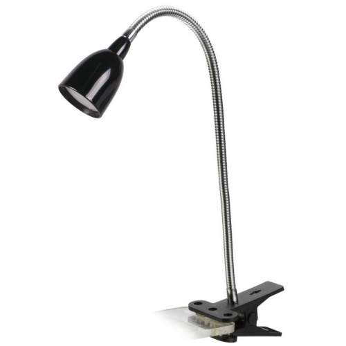 Solight stolní lampička černá clip (WO33-BK)