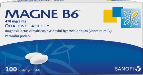 Magne B6® 470mg/5mg obalené tablety 100 tablet