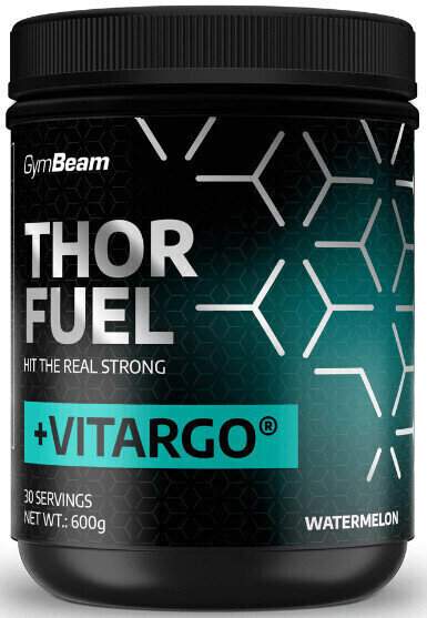 GymBeam Thor Fuel + Vitargo 600 g Příchuť: Jahoda/kiwi