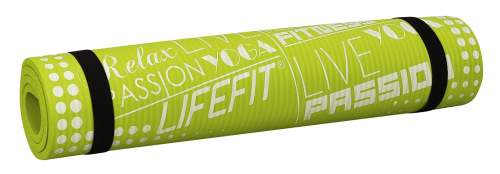 Lifefit Yoga Mat Exkluziv světle zelená