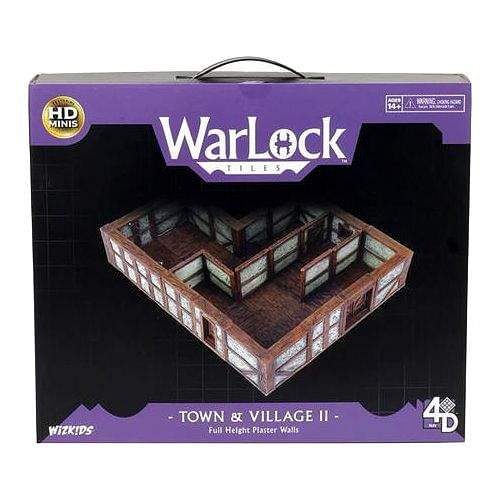 WarLock Tiles: Town & Village II - Full Height Plaster Walls Expansion