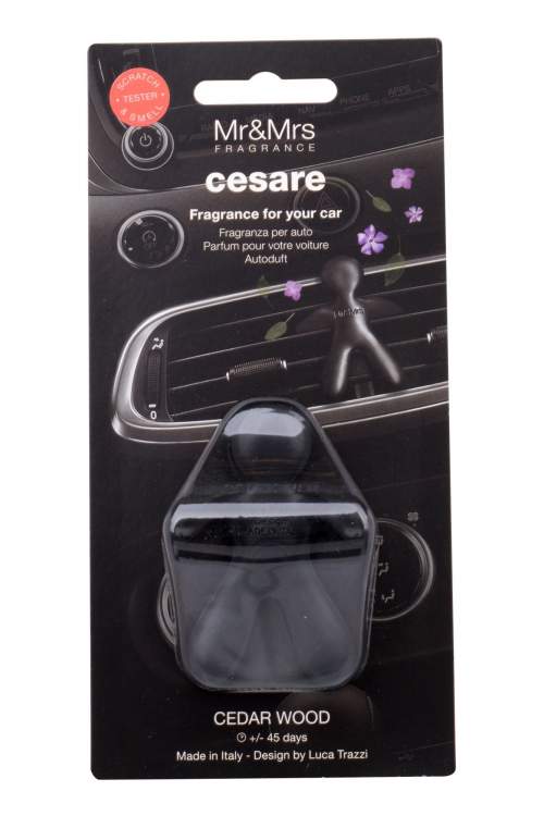 Osvěžovač Mr&Mrs Fragrance CESARE Cedar Wood černý