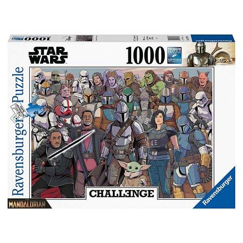 Ravensburger Puzzle Star Wars: Mandalorian - Postavy, 1000 dílků