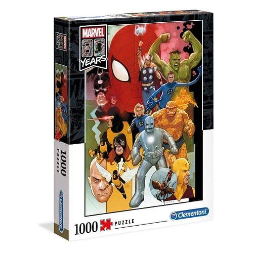 Clementoni Puzzle Marvel - komiksoví hrdinové, 1000 dílků